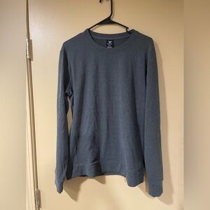 INDUSTRY Men's Dark Gray and Black Crewneck Sweater